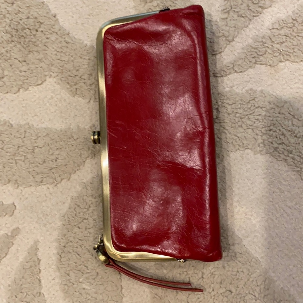 Hobo Red Wallet EUC